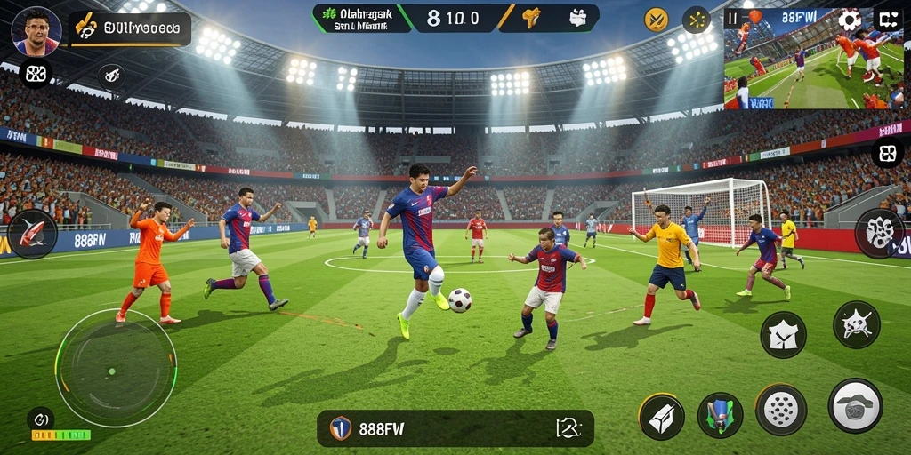 Tangkapan layar gameplay yang menampilkan aksi seru dalam 888FW.