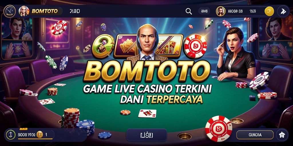 Tampilan gameplay seru di BOMTOTO Live Casino.