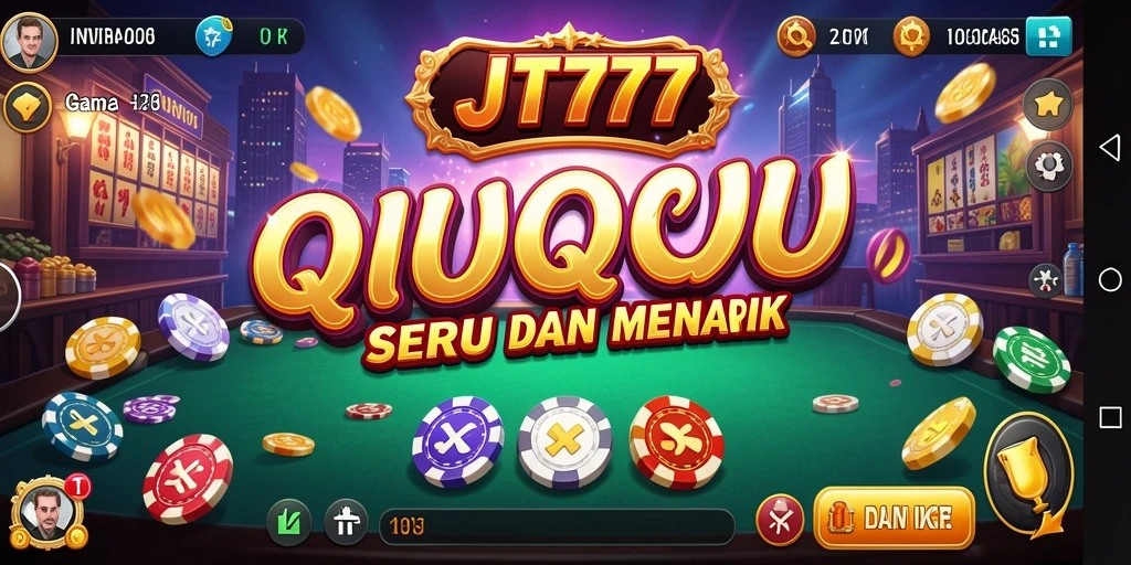 Tampilan menarik dari gameplay QiuQiu di JT777.