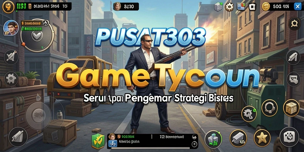 Screenshot PUSAT303 menampilkan grafik gameplay Tycoon yang mengesankan.