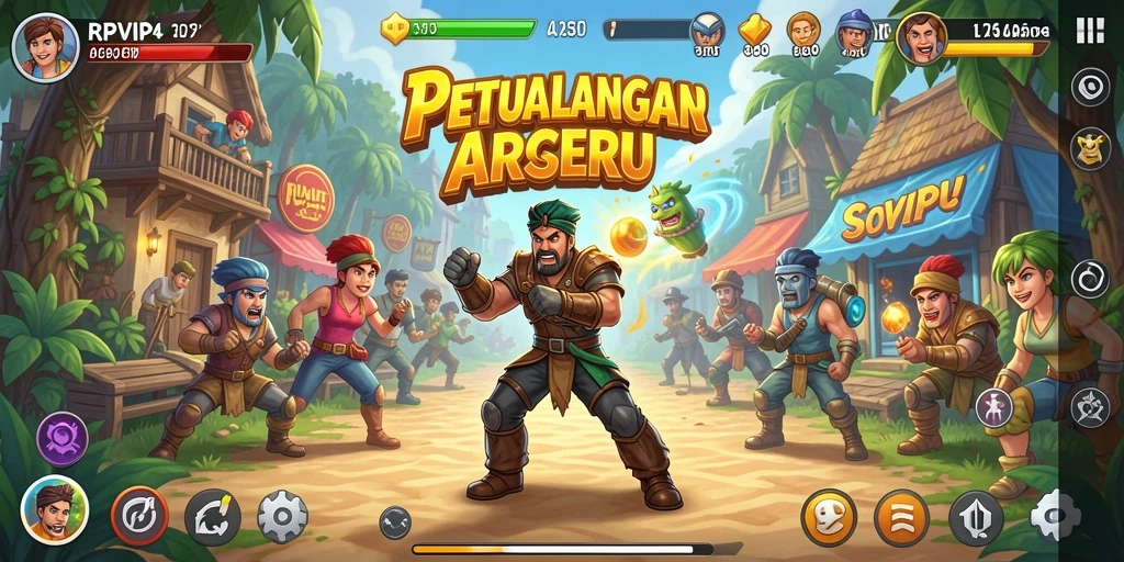 Tangkapan layar dari gameplay seru RPVIP4 yang penuh tantangan.
